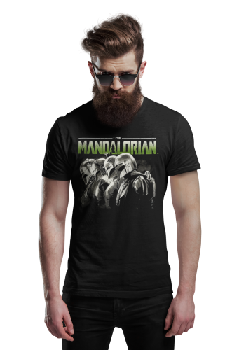 KOSZULKA MĘSKA FILMOWA STAR WARS MANDALORIAN 4