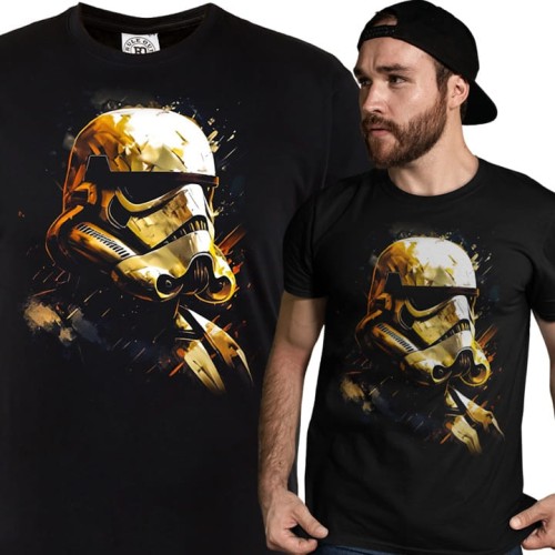 KOSZULKA MĘSKA FILMOWA STAR WARS GWIEZDNE WOJNY STORMTROOPER