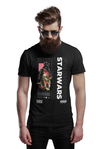 KOSZULKA MĘSKA FILMOWA STAR WARS GWIEZDNE WOJNY DARTH VADER 4