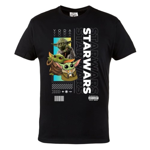 KOSZULKA MĘSKA FILMOWA STAR WARS GWIEZDNE WOJNY MISTRZ YODA GROGU 2