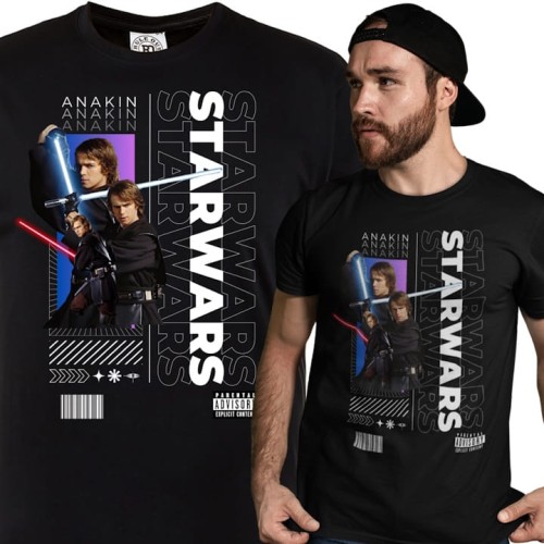 KOSZULKA MĘSKA FILMOWA STAR WARS GWIEZDNE WOJNY ANAKIN SKYWALKER 1