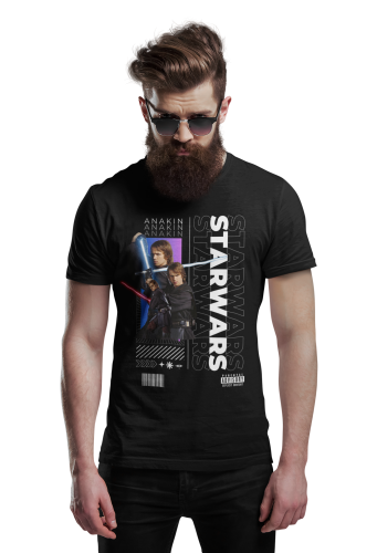 KOSZULKA MĘSKA FILMOWA STAR WARS GWIEZDNE WOJNY ANAKIN SKYWALKER 4