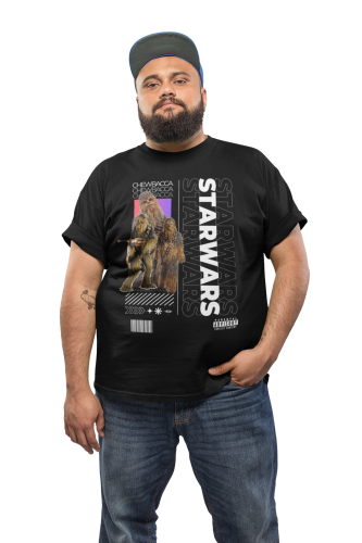 KOSZULKA MĘSKA FILMOWA STAR WARS GWIEZDNE WOJNY CHEWBACCA 3