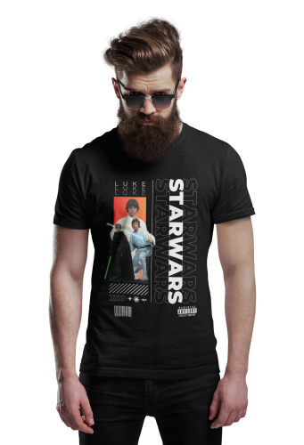 KOSZULKA MĘSKA FILMOWA STAR WARS GWIEZDNE WOJNY LUKE SKYWALKER 4