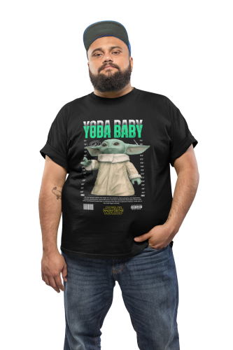 KOSZULKA MĘSKA FILMOWA STAR WARS GWIEZDNE WOJNY YODA BABY GROGU 3