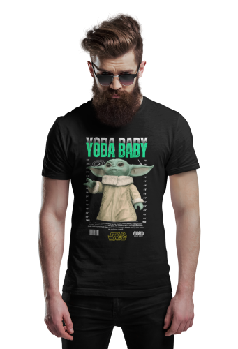 KOSZULKA MĘSKA FILMOWA STAR WARS GWIEZDNE WOJNY YODA BABY GROGU 4
