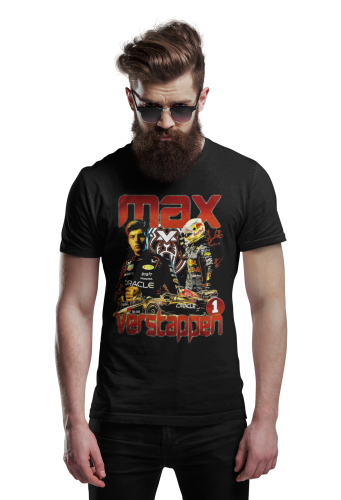 KOSZULKA MĘSKA FORMUŁA 1 WYŚCIGI F1 MAX VERSTAPPEN 4
