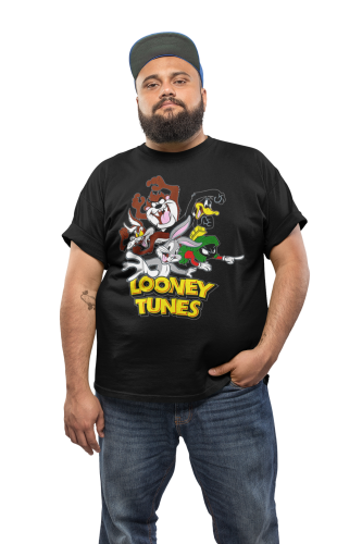 KOSZULKA BAJKOWA KRESKÓWKA LOONEY TUNES KRÓLIK BUGS I PRZYJACIELE 3