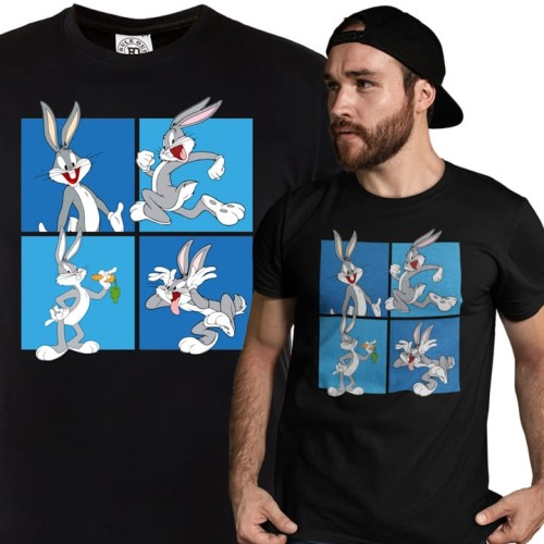 KOSZULKA BAJKOWA KRESKÓWKA LOONEY TUNES KRÓLIK BUGS