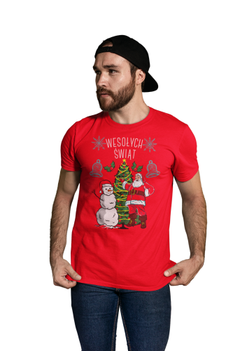 MĘSKA KOSZULKA ŚWIĄTECZNA BOŻE NARODZENIE WESOŁYCH ŚWIĄT 6