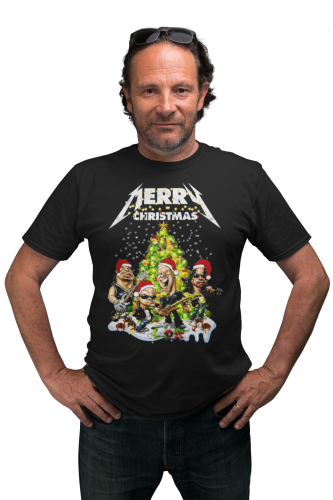 MĘSKA KOSZULKA ŚWIĄTECZNA BOŻE NARODZENIE MERRY CHRISTMAS METALLICA 5