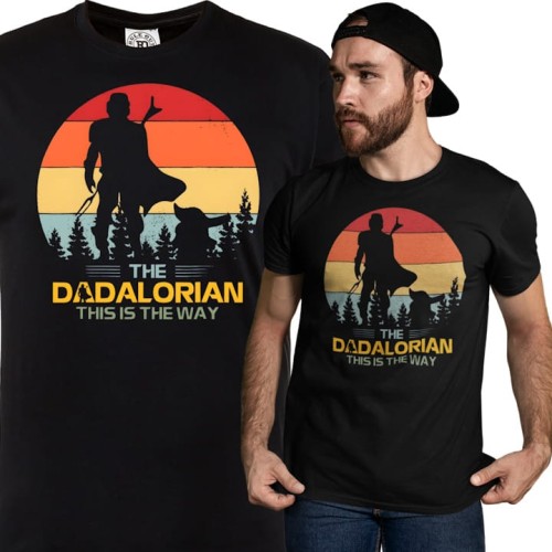 KOSZULKA PREZENT NA DZIEŃ OJCA DLA TATY TATA THE DADALORIAN THIS IS THE WAY 