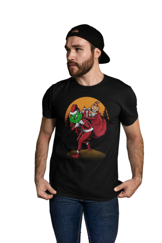 MĘSKA KOSZULKA ŚWIĄTECZNA GRINCH ŚWIĄT NIE BĘDZIE 6