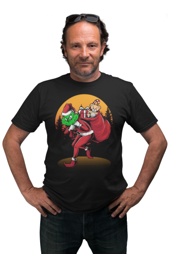 MĘSKA KOSZULKA ŚWIĄTECZNA GRINCH ŚWIĄT NIE BĘDZIE 5