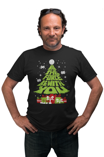 MĘSKA KOSZULKA ŚWIĄTECZNA CHOINKA STAR WARS GWIEZDNE WOJNY MAY THE FORCE BE WITH YOU 5