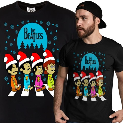 KOSZULKA ŚWIĄTECZNA MUZYCZNA THE BEATLES 1