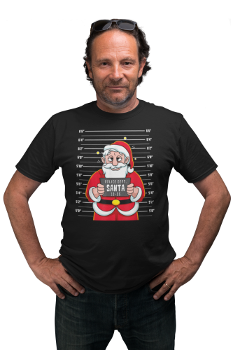 MĘSKA KOSZULKA ŚWIĄTECZNA ARESZTOWANY ŚWIĘTY MIKOŁAJ 5