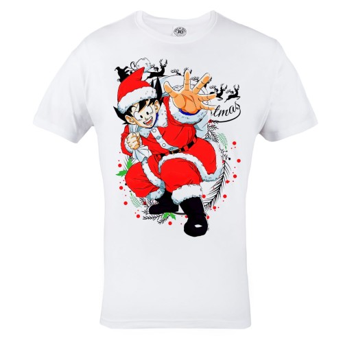 MĘSKA KOSZULKA ŚWIĄTECZNA MERRY CHRISTMAS ANIME DRAGON BALL GOKU 2