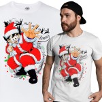 MĘSKA KOSZULKA ŚWIĄTECZNA MERRY CHRISTMAS ANIME DRAGON BALL GOKU