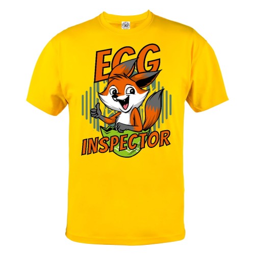 KOSZULKA DZIECIĘCA NA WIELKANOC EGG INSPECTOR 10 