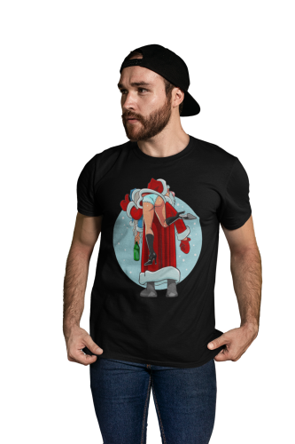 MĘSKA KOSZULKA ŚWIĄTECZNA ŚWIĘTY MIKOŁAJ BAD SANTA 6