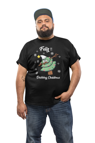 MĘSKA KOSZULKA ŚWIĄTECZNA BOŻE NARODZENIE DABBING CHRISTMAS CHOINKA 3
