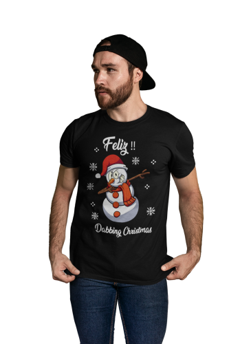 MĘSKA KOSZULKA ŚWIĄTECZNA BOŻE NARODZENIE DABBING CHRISTMAS BAŁWANEK 6