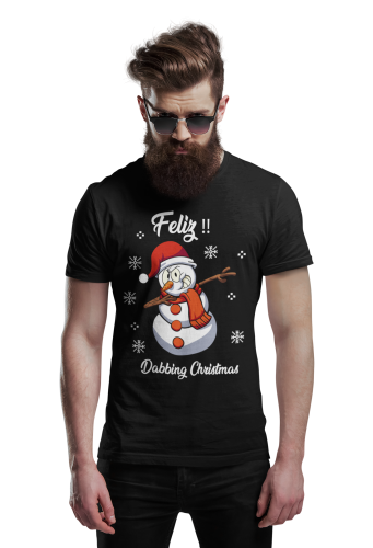 MĘSKA KOSZULKA ŚWIĄTECZNA BOŻE NARODZENIE DABBING CHRISTMAS BAŁWANEK 4