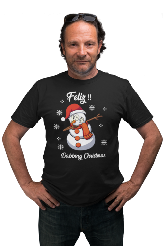 MĘSKA KOSZULKA ŚWIĄTECZNA BOŻE NARODZENIE DABBING CHRISTMAS BAŁWANEK 5