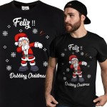 MĘSKA KOSZULKA ŚWIĄTECZNA BOŻE NARODZENIE DABBING CHRISTMAS ŚWIĘTY MIKOŁAJ