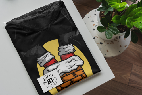 KOSZULKA ŚWIĄTECZNA ŚWIĘTY MIKOŁAJ W KOMINIE MERRY CHRISTMAS 7