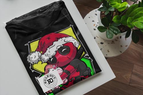 KOSZULKA ŚWIĄTECZNA MARVEL SANTA DEADPOOL JEDNOROŻEC UNICORN 7