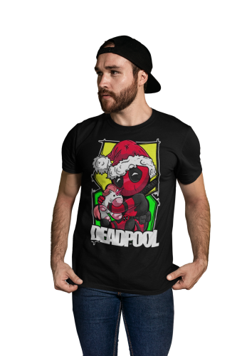 KOSZULKA ŚWIĄTECZNA MARVEL SANTA DEADPOOL JEDNOROŻEC UNICORN 6