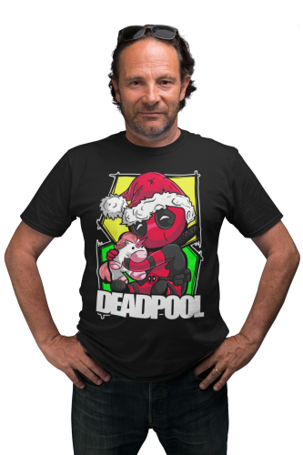 KOSZULKA ŚWIĄTECZNA MARVEL SANTA DEADPOOL JEDNOROŻEC UNICORN 5