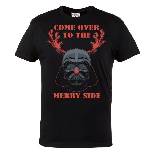 MĘSKA KOSZULKA ŚWIĄTECZNA STAR WARS MERRY SIDE 2