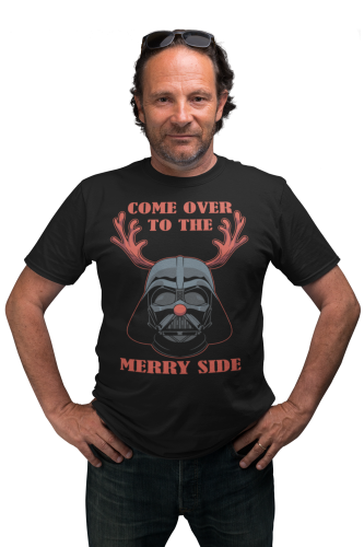 MĘSKA KOSZULKA ŚWIĄTECZNA STAR WARS MERRY SIDE 5