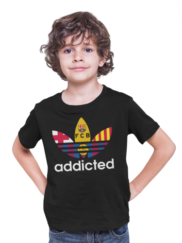 KOSZULKA DZIECIĘCA BARCELONA ADDICTED 