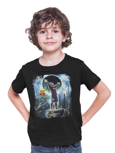 KOSZULKA DZIECIĘCA LIONEL MESSI TO THE MOON FC BARCELONA 3