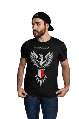 MĘSKA KOSZULKA PATRIOTYCZNA DZIEŃ NIEPODLEGŁOŚCI NIEPODLEGŁA POLSKA 6