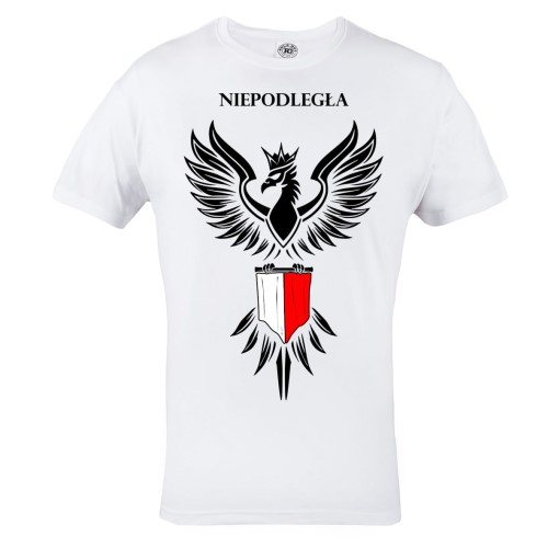MĘSKA KOSZULKA PATRIOTYCZNA DZIEŃ NIEPODLEGŁOŚCI NIEPODLEGŁA POLSKA 2