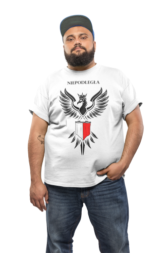MĘSKA KOSZULKA PATRIOTYCZNA DZIEŃ NIEPODLEGŁOŚCI NIEPODLEGŁA POLSKA 3