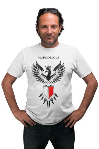 MĘSKA KOSZULKA PATRIOTYCZNA DZIEŃ NIEPODLEGŁOŚCI NIEPODLEGŁA POLSKA 5