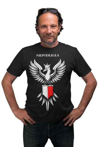 MĘSKA KOSZULKA PATRIOTYCZNA DZIEŃ NIEPODLEGŁOŚCI NIEPODLEGŁA POLSKA 5