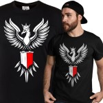 MĘSKA KOSZULKA PATRIOTYCZNA DZIEŃ NIEPODLEGŁOŚCI ORZEŁ POLSKA