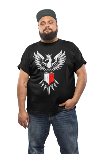 MĘSKA KOSZULKA PATRIOTYCZNA DZIEŃ NIEPODLEGŁOŚCI ORZEŁ POLSKA 3