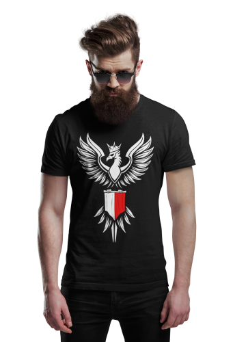 MĘSKA KOSZULKA PATRIOTYCZNA DZIEŃ NIEPODLEGŁOŚCI ORZEŁ POLSKA 4