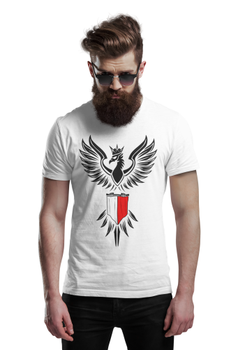 MĘSKA KOSZULKA PATRIOTYCZNA DZIEŃ NIEPODLEGŁOŚCI ORZEŁ POLSKA 4