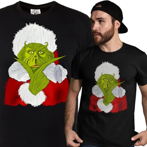 KOSZULKA ŚWIĄTECZNA GRINCH W STROJU ŚWIĘTEGO MIKOŁAJA 1