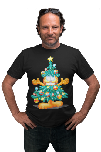 KOSZULKA ŚWIĄTECZNA RUDY KOT GARFIELD CHOINKA 5