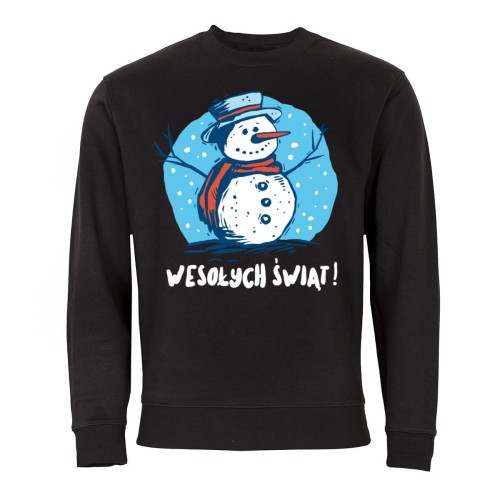 MĘSKA BLUZA ŚWIĄTECZNA BOŻE NARODZENIE BAŁWANEK WESOŁYCH ŚWIĄT 1
